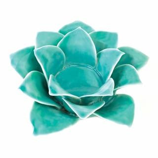 Blue Lotus Tealight Candle Holder