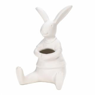 White Rabbit Vase