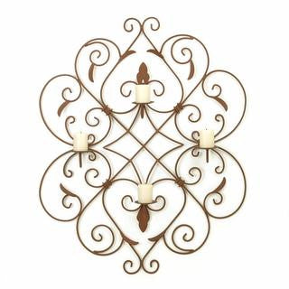 Fleur De Lis Trellis Wall Sconce