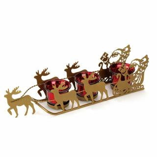 Shimmering Sleigh Candleholder