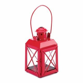 Red Railway Candle Lantern Lamp