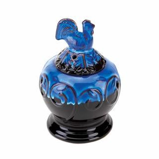 Cobalt Rooster Oil Warmer