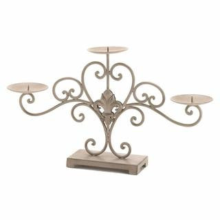 Fleur-De-Lis Candle Stand