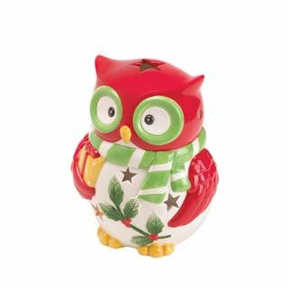 Holiday Hoot Tea light Holder