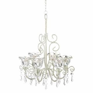 Crystal Blooms Candle Chandelier