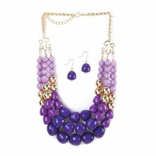 Radiant Orchid Jewelry Set