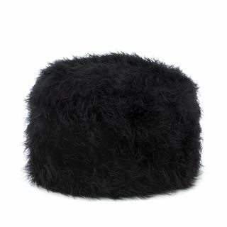 Black Pouf Ottoman