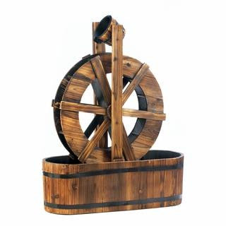 Spinning Water Mill Fountain