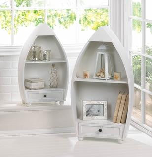 Rowboat Curio Cabinets