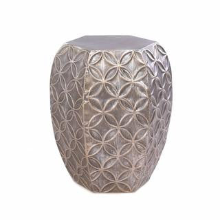 Silver Symmetry Stool