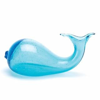 Blue Whale Glass Vase