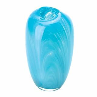 Turquoise Modern Glass Vase