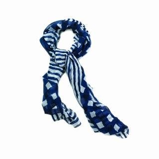 Navy Vogue Scarf