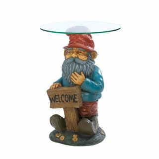 Garden Gnome Accent Table