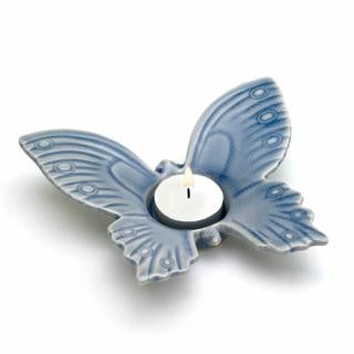 Blue Butterfly Tealight Holder