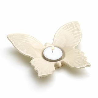 White Butterfly Tealight Holder