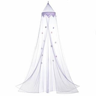 Purple Posies Bed Canopy