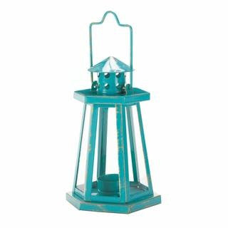 Aqua Lighthouse Mini Lantern