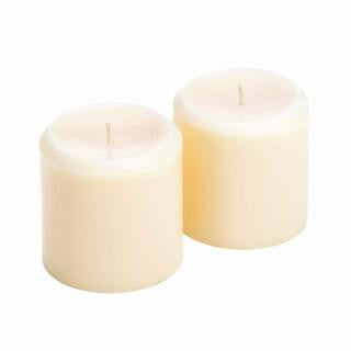 Vanilla Ivory Pillar Candle Set