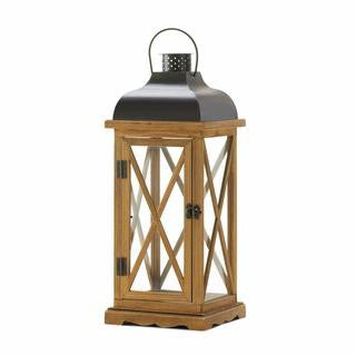 Large Hayloft Wooden Candle Lantern