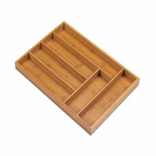 Bamboo Cutlery Tray Organizer