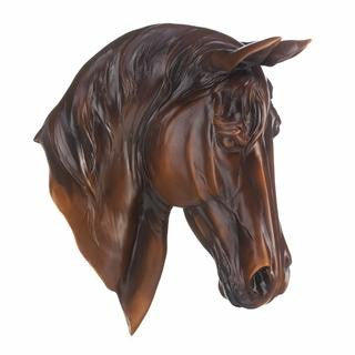 Chestnut Horse Bust Wall Decor