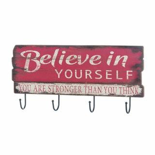 Believe In Yourself Wall Hook