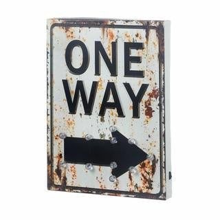 Light-Up One Way Sign