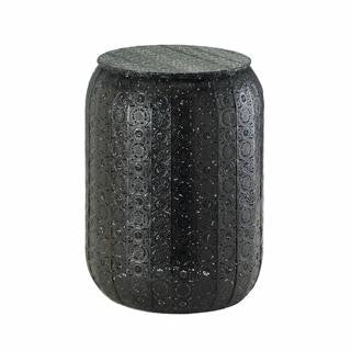 Midnight Moroccan Iron Stool