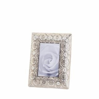 Silver Medallion 4X6 Photo Frame