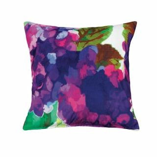 Purple Impressionist Throw Pillow