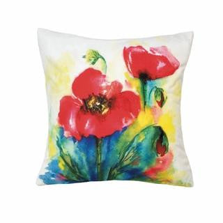 Tulip Watercolor Throw Pillow