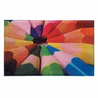 Color Pencils Floor Mat