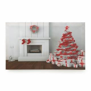 Holiday Fireplace LED Wall Art