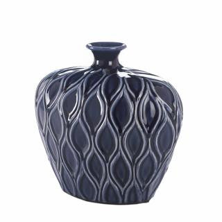 Deep Blue Small Lip Vase