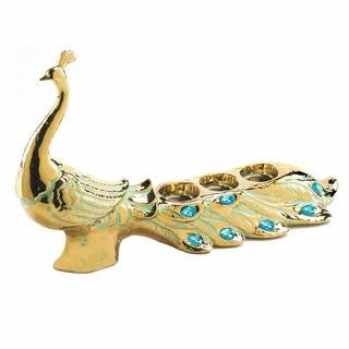 Peacock Jewel Candleholder