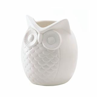 Porcelain Owl Vase