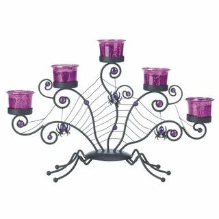 Spooky Spider Web Candelabra