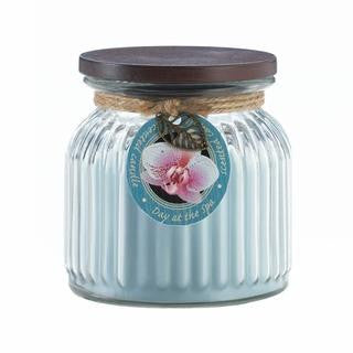 Day Spa Ribbed Jar Candle