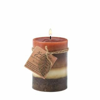 Harmony Leaf Pillar Candle