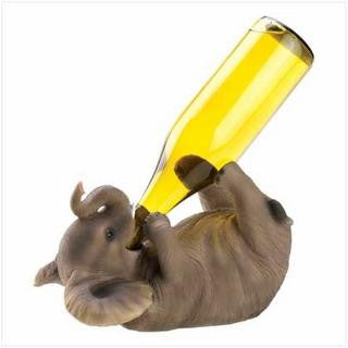 Playful Elephant Wine Holder