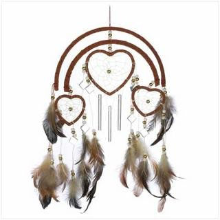 Dreamcatcher Heart Windchime