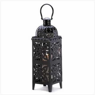 Giant Black Medallion Lantern