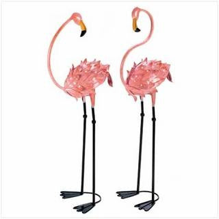 Flamboyant Flamingo Garden Stakes