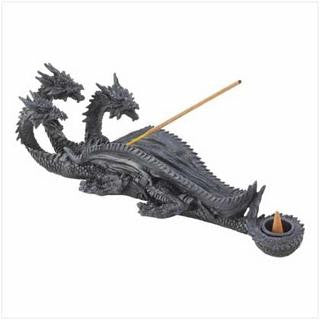 Triple-Head Dragon Incense Burner