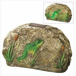 Magical Motion Frog Garden Stone