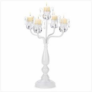 Bejeweled Candelabra Candle Holder