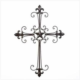 Lone Star Wall Cross Decor