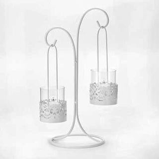 Lace Cutout Candelabra