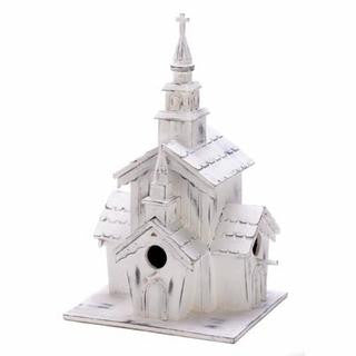 Little White Chapel Birdhouse